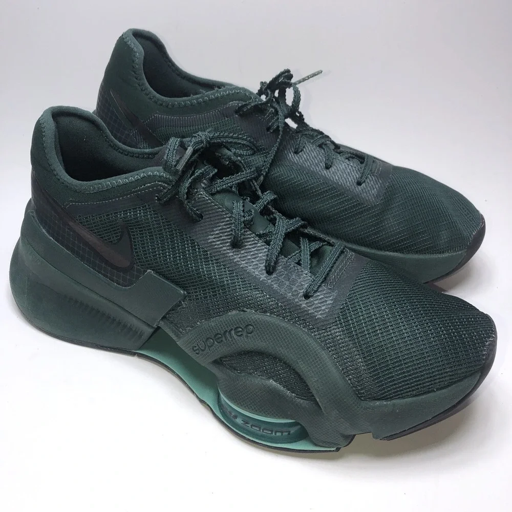 Nike Air Zoom SuperRep 3 Men's Training Workout Shoes Green Size 7.5 US ( UK 6.5